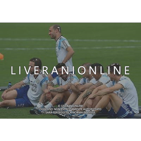 BRASIL2014 Télam Belo Horizonte Brasil 02/07/2014 El seleccionado argentino de fútbol volvió esta tarde a los entrenamientos en Cidade do Galo.El plantel argentino se dividió en grupos para realizar tareas de distinta intensidad de cara al partido del sábado próximo ante Bélgica en el estadio Nacional de Brasilia. Foto:Alejandro Amdan/enviado especial/Télam/cf ©PHOTOSHOT/Agenzia Aldo Liverani sas - ITALY ONLY - EDITORIAL USE ONLY