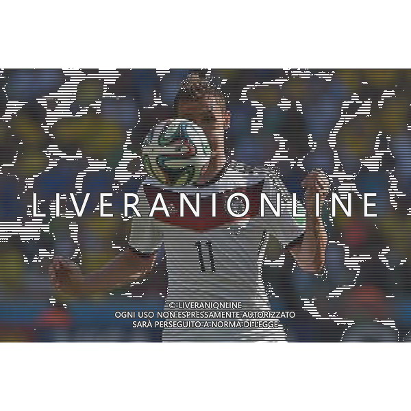 FIFA World Cup Brasile 2014 Quarti di Finale Rio de Janeiro - 04.07.2014 Francia-Germania Nella Foto:klose /Ph.Vitez-Ag. Aldo Liverani