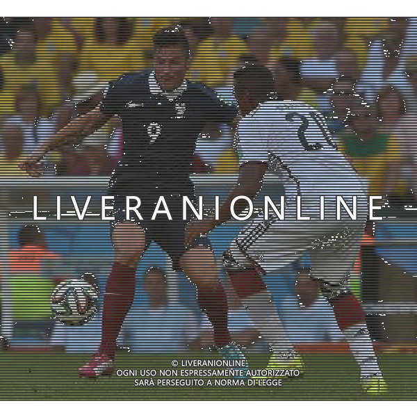 FIFA World Cup Brasile 2014 Quarti di Finale Rio de Janeiro - 04.07.2014 Francia-Germania Nella Foto:giroud boateng /Ph.Vitez-Ag. Aldo Liverani