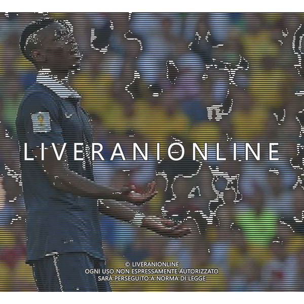 FIFA World Cup Brasile 2014 Quarti di Finale Rio de Janeiro - 04.07.2014 Francia-Germania Nella Foto:delusione pogba /Ph.Vitez-Ag. Aldo Liverani