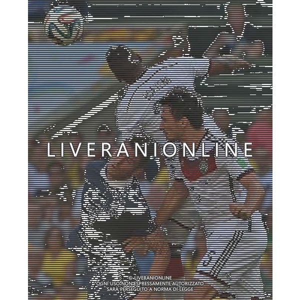FIFA World Cup Brasile 2014 Quarti di Finale Rio de Janeiro - 04.07.2014 Francia-Germania Nella Foto:boateng e hummels fermano giroud /Ph.Vitez-Ag. Aldo Liverani