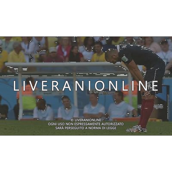 FIFA World Cup Brasile 2014 Quarti di Finale Rio de Janeiro - 04.07.2014 Francia-Germania Nella Foto:delusione benzema /Ph.Vitez-Ag. Aldo Liverani