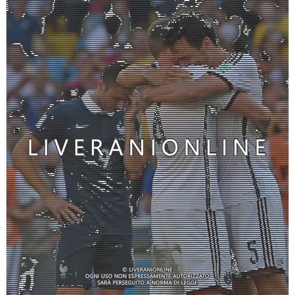 FIFA World Cup Brasile 2014 Quarti di Finale Rio de Janeiro - 04.07.2014 Francia-Germania Nella Foto:esultanza finale germania /Ph.Vitez-Ag. Aldo Liverani
