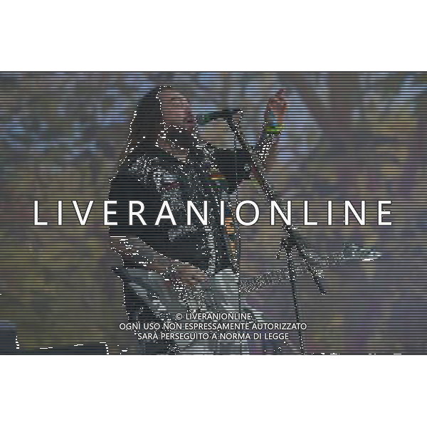 Max Cavalera (ex Sepultura) of Brazilian American metal band Soulfly perform at British Summer Time, Hyde Park, London, England, UK on Friday 4th July 2014. AG ALDO LIVERANI SAS ONLY ITALY
