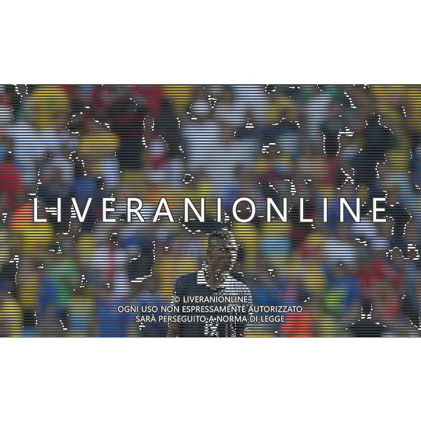 (140704) -- RIO DE JANEIRO, July 4, 2014 () -- France\'s Paul Pogba reacts during a quarter-finals match between France and Germany of 2014 FIFA World Cup at the Estadio do Maracana Stadium in Rio de Janeiro, Brazil, on July 4, 2014. Germany won 1-0 over France and qualified for semi-finals on Friday.(/Xu Zijian)(rh) AG ALDO LIVERANI SAS ONLY ITALY