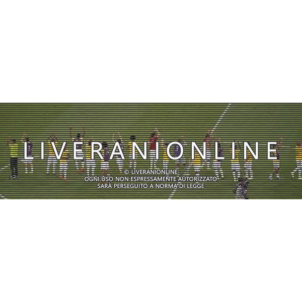 (140704) -- FORTALEZA, July 4, 2014 () -- Brazil\'s players applauds the audience after a quarter-finals match between Brazil and Colombia of 2014 FIFA World Cup at the Estadio Castelao Stadium in Fortaleza, Brazil, on July 4, 2014. Brazil won 2-1 over Colombia and qualified for semi-finals on Friday. (/Liao Yujie)(pcy) AG ALDO LIVERANI SAS ONLY ITALY