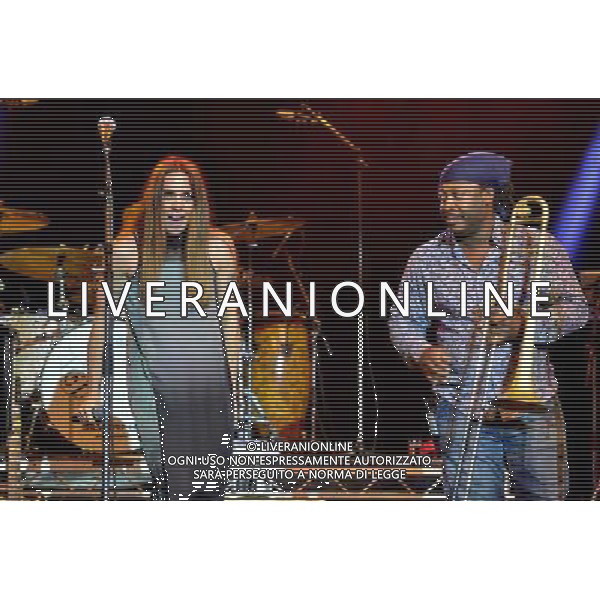  Mel C ( Melanie Jayne Chisholm) joins Jools Holland and his Rhythm and Blues Orchestra, Friday Cornbury Festival 2014, The Great Tew Park, Oxfordshire Date ; 04/07/2014 AG ALDO LIVERANI SAS ONLY ITALY