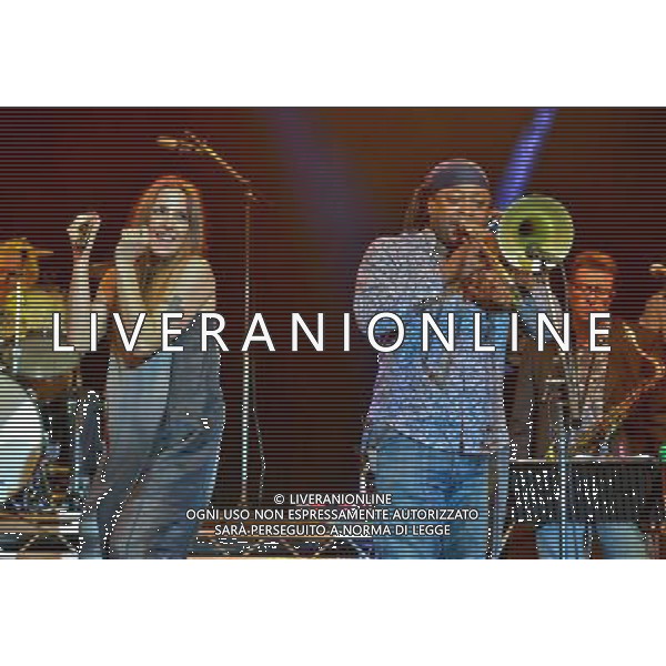  Mel C ( Melanie Jayne Chisholm) joins Jools Holland and his Rhythm and Blues Orchestra, Friday Cornbury Festival 2014, The Great Tew Park, Oxfordshire Date ; 04/07/2014 AG ALDO LIVERANI SAS ONLY ITALY