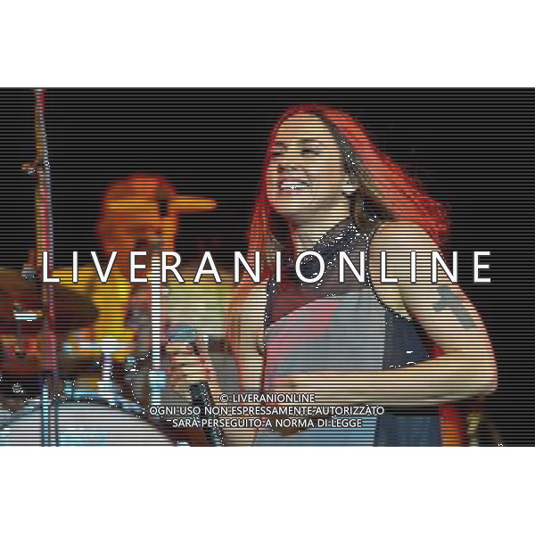  Mel C ( Melanie Jayne Chisholm) joins Jools Holland and his Rhythm and Blues Orchestra, Friday Cornbury Festival 2014, The Great Tew Park, Oxfordshire Date ; 04/07/2014 AG ALDO LIVERANI SAS ONLY ITALY