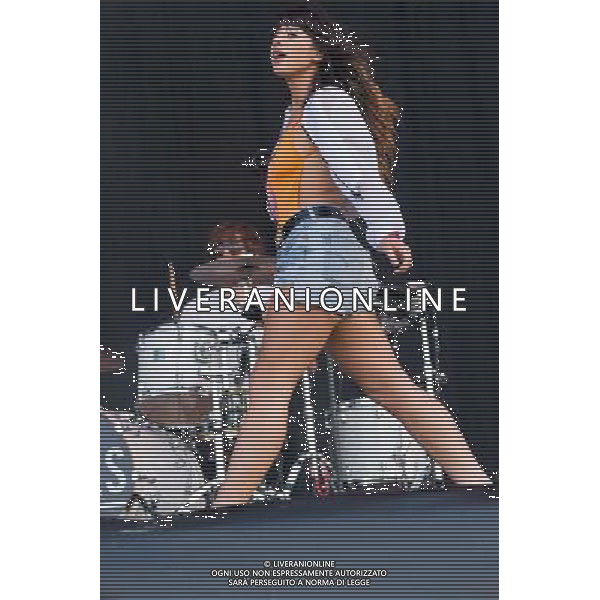 Grammy Award winning Foxes (Louisa Rose Allen) performing live in concert on the mains stage at Wireless 2014 LONDON, Friday, Day One at Finsbury Park, London, United Kingdom Date: 04/07/2014 AG ALDO LIVERANI SAS ONLY ITALY