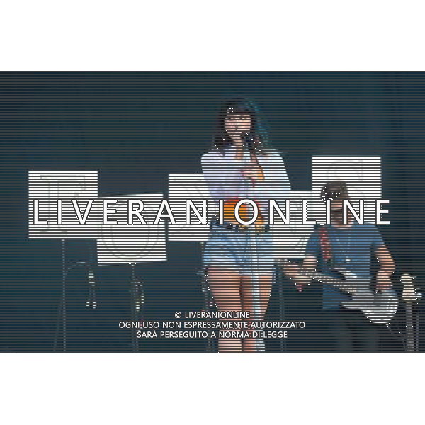 Grammy Award winning Foxes (Louisa Rose Allen) performing live in concert on the mains stage at Wireless 2014 LONDON, Friday, Day One at Finsbury Park, London, United Kingdom Date: 04/07/2014 AG ALDO LIVERANI SAS ONLY ITALY
