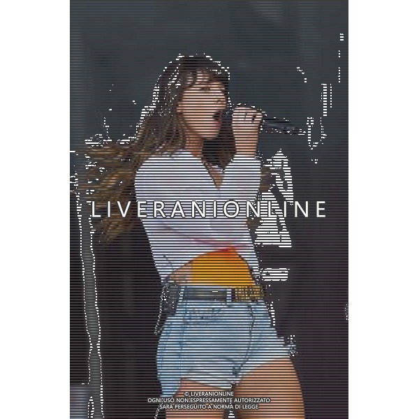 Grammy Award winning Foxes (Louisa Rose Allen) performing live in concert on the mains stage at Wireless 2014 LONDON, Friday, Day One at Finsbury Park, London, United Kingdom Date: 04/07/2014 AG ALDO LIVERANI SAS ONLY ITALY