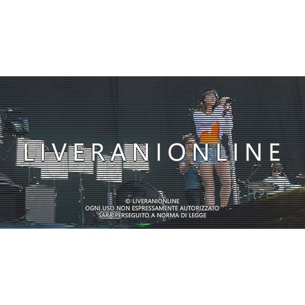 Grammy Award winning Foxes (Louisa Rose Allen) performing live in concert on the mains stage at Wireless 2014 LONDON, Friday, Day One at Finsbury Park, London, United Kingdom Date: 04/07/2014 AG ALDO LIVERANI SAS ONLY ITALY