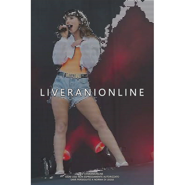 Grammy Award winning Foxes (Louisa Rose Allen) performing live in concert on the mains stage at Wireless 2014 LONDON, Friday, Day One at Finsbury Park, London, United Kingdom Date: 04/07/2014 AG ALDO LIVERANI SAS ONLY ITALY