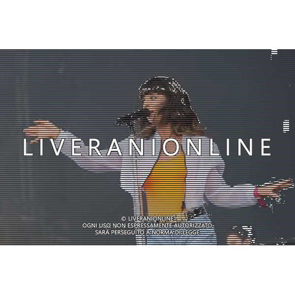 Grammy Award winning Foxes (Louisa Rose Allen) performing live in concert on the mains stage at Wireless 2014 LONDON, Friday, Day One at Finsbury Park, London, United Kingdom Date: 04/07/2014 AG ALDO LIVERANI SAS ONLY ITALY