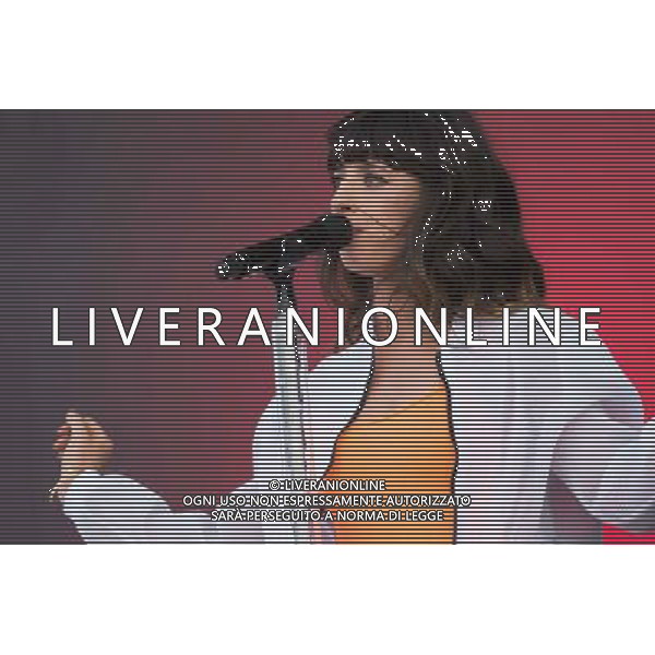Grammy Award winning Foxes (Louisa Rose Allen) performing live in concert on the mains stage at Wireless 2014 LONDON, Friday, Day One at Finsbury Park, London, United Kingdom Date: 04/07/2014 AG ALDO LIVERANI SAS ONLY ITALY