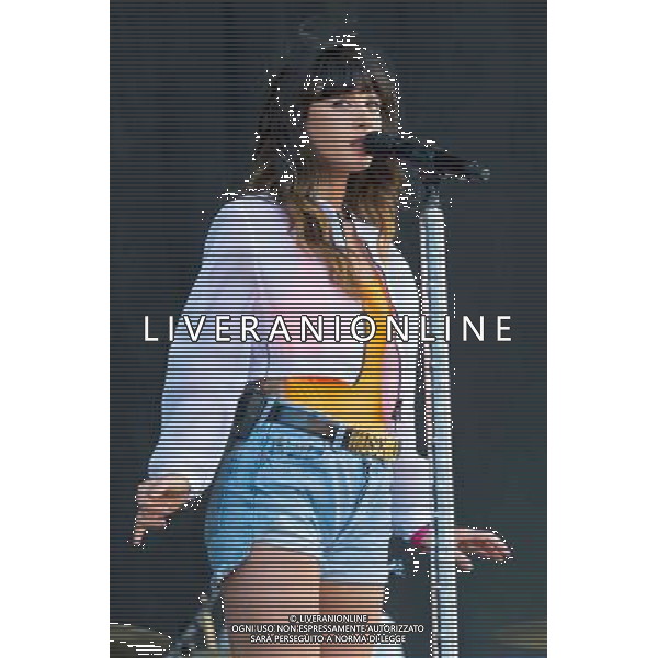 Grammy Award winning Foxes (Louisa Rose Allen) performing live in concert on the mains stage at Wireless 2014 LONDON, Friday, Day One at Finsbury Park, London, United Kingdom Date: 04/07/2014 AG ALDO LIVERANI SAS ONLY ITALY