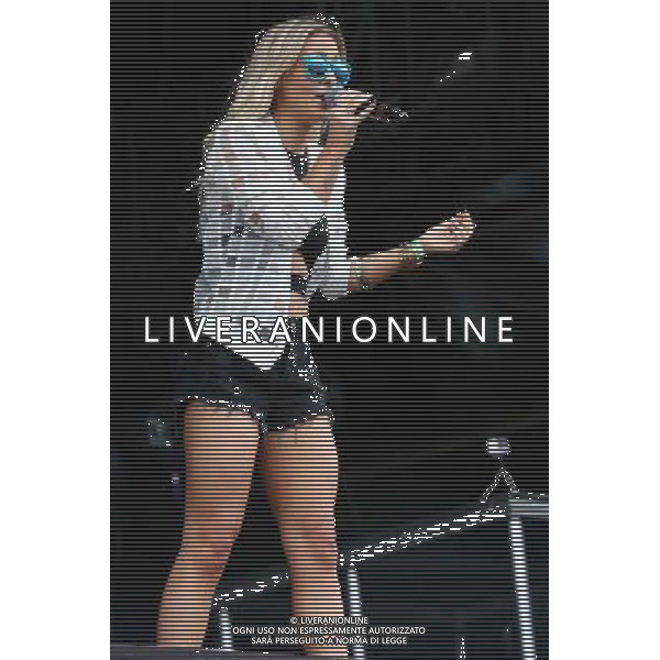 Alexa Goddard performs at Wireless Festival 2014, Perry Park, Birmingham, England, 5th July 2014. AG ALDO LIVERANI SAS ONLY ITALY