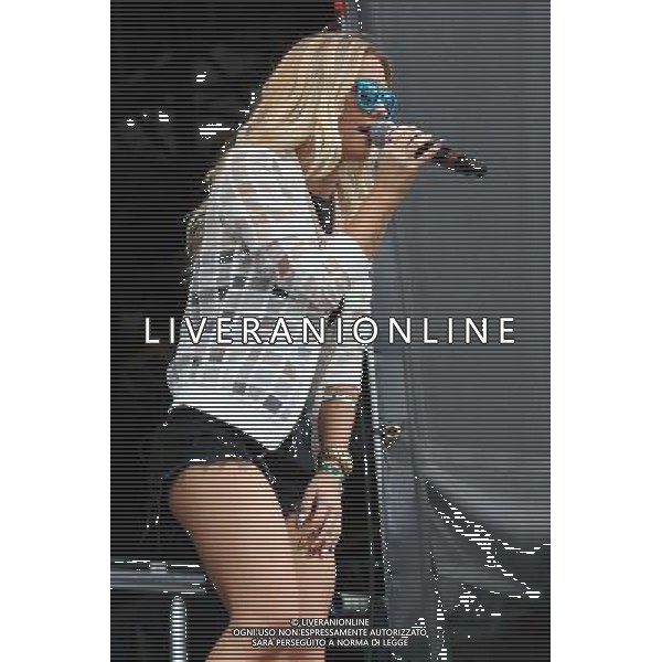 Alexa Goddard performs at Wireless Festival 2014, Perry Park, Birmingham, England, 5th July 2014. AG ALDO LIVERANI SAS ONLY ITALY