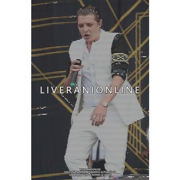 John Newman performs at Wireless Festival, Perry Park, Birmingham, 5th July 2014. AG ALDO LIVERANI SAS ONLY ITALY