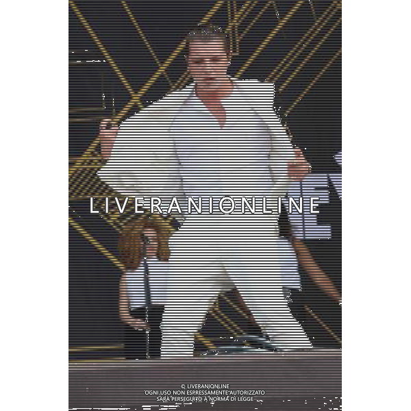 John Newman performs at Wireless Festival, Perry Park, Birmingham, 5th July 2014. AG ALDO LIVERANI SAS ONLY ITALY
