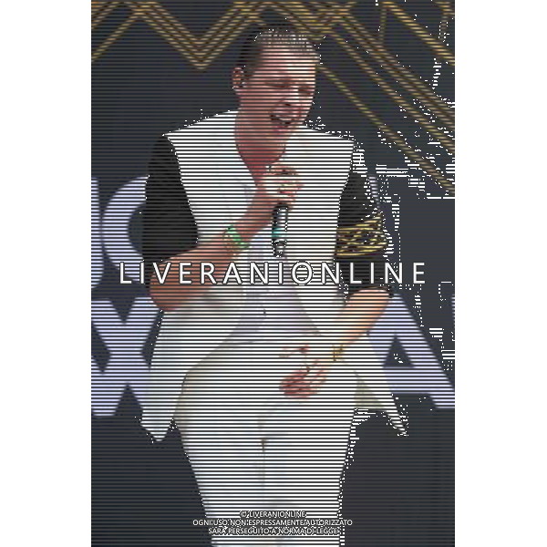 John Newman performs at Wireless Festival, Perry Park, Birmingham, 5th July 2014. AG ALDO LIVERANI SAS ONLY ITALY