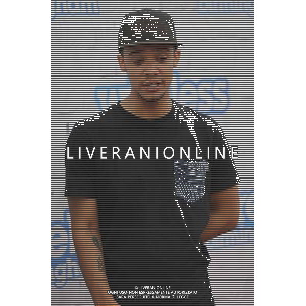 Raleigh Ritchie backstage at Wireless Festival, Perry Park, Birmingham, 5th July 2014. AG ALDO LIVERANI SAS ONLY ITALY