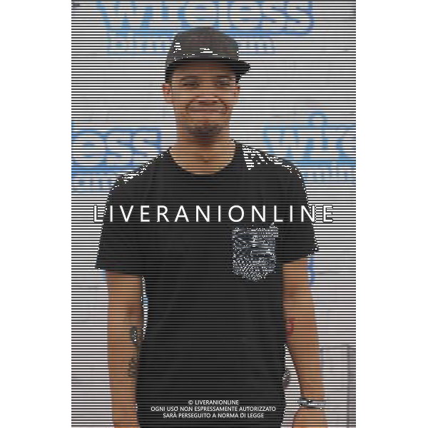 Raleigh Ritchie backstage at Wireless Festival, Perry Park, Birmingham, 5th July 2014. AG ALDO LIVERANI SAS ONLY ITALY