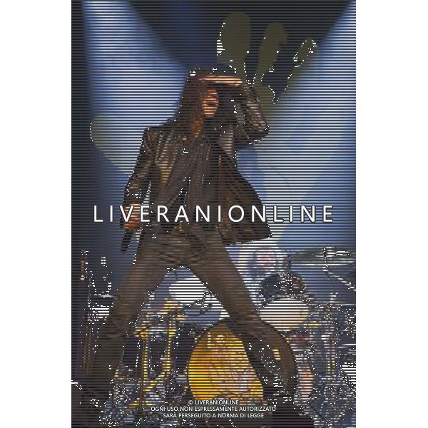 Gary Cherone of rock band Extreme performs at Manchester Academy, Manchester, England, 4th July 2014. AG ALDO LIVERANI SAS ONLY ITALY