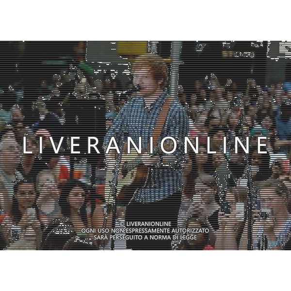 Ed Sheeran on stage for NBC Today Show Concert with Ed Sheeran, Rockefeller Plaza, New York, NY July 4, 2014. AG ALDO LIVERANI SAS ONLY ITALY