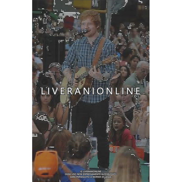 Ed Sheeran on stage for NBC Today Show Concert with Ed Sheeran, Rockefeller Plaza, New York, NY July 4, 2014. AG ALDO LIVERANI SAS ONLY ITALY