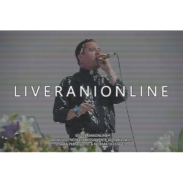 Mike Patton of Faith No More performing at British Summer Time, Hyde Park, London, England, UK on Friday 4th July 2014. AG ALDO LIVERANI SAS ONLY ITALY
