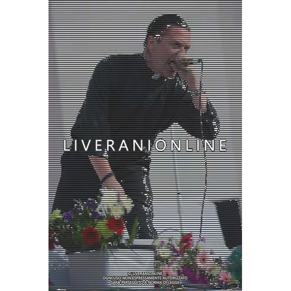 Mike Patton of Faith No More performing at British Summer Time, Hyde Park, London, England, UK on Friday 4th July 2014. AG ALDO LIVERANI SAS ONLY ITALY