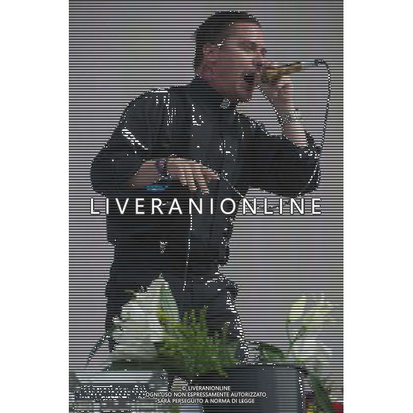 Mike Patton of Faith No More performing at British Summer Time, Hyde Park, London, England, UK on Friday 4th July 2014. AG ALDO LIVERANI SAS ONLY ITALY