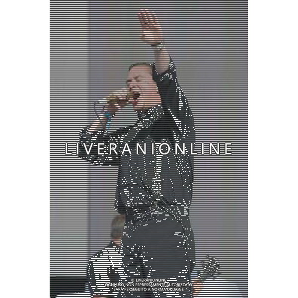 Mike Patton of Faith No More performing at British Summer Time, Hyde Park, London, England, UK on Friday 4th July 2014. AG ALDO LIVERANI SAS ONLY ITALY