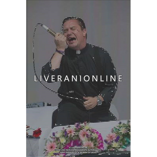 Mike Patton of Faith No More performing at British Summer Time, Hyde Park, London, England, UK on Friday 4th July 2014. AG ALDO LIVERANI SAS ONLY ITALY