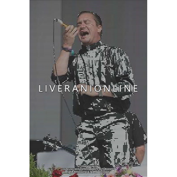 Mike Patton of Faith No More performing at British Summer Time, Hyde Park, London, England, UK on Friday 4th July 2014. AG ALDO LIVERANI SAS ONLY ITALY