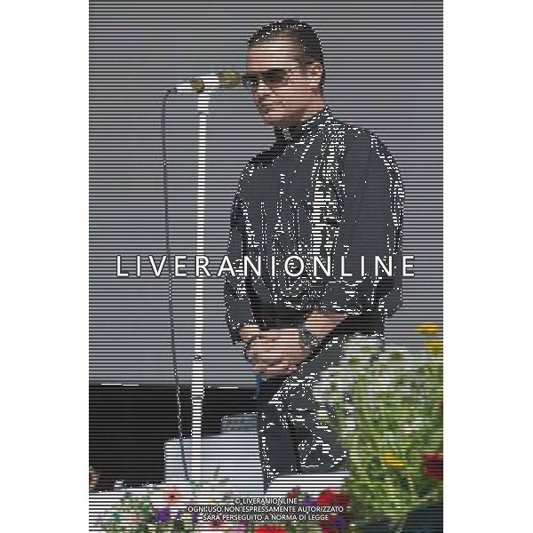 Mike Patton of Faith No More performing at British Summer Time, Hyde Park, London, England, UK on Friday 4th July 2014. AG ALDO LIVERANI SAS ONLY ITALY