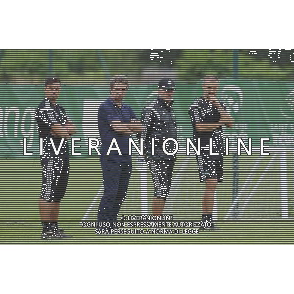 Romain REVELLI / Dominique ROCHETEAU / Christophe GALTIER / Thierry COTTE - 04.07.2014 - Reprise entrainement Saint Etienne - Ligue 1 Photo : Jean Paul Thomas / Icon Sport AG ALDO LIVERANI SAS ONLY ITALY