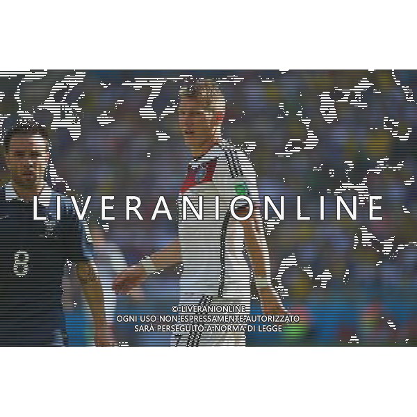 Bastian SCHWEINSTEIGER - 04.07.2014 - France / Allemagne - 1/4Finale Coupe du Monde 2014 -Rio de Janeiro- Photo : Dave Winter / Icon Sport AG ALDO LIVERANI SAS ONLY ITALY