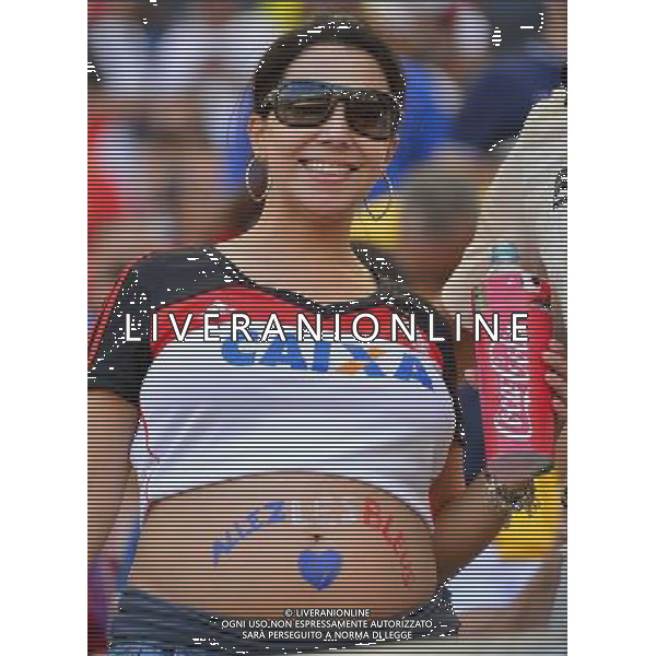 Supporters France - 04.07.2014 - France / Allemagne - 1/4Finale Coupe du Monde 2014 -Rio de Janeiro- Photo : Dave Winter / Icon Sport AG ALDO LIVERANI SAS ONLY ITALY