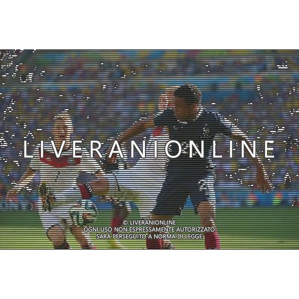 Benedikt HOEWEDES / Loic REMY - 04.07.2014 - France / Allemagne - 1/4Finale Coupe du Monde 2014 -Rio de Janeiro- Photo : Dave Winter / Icon Sport AG ALDO LIVERANI SAS ONLY ITALY