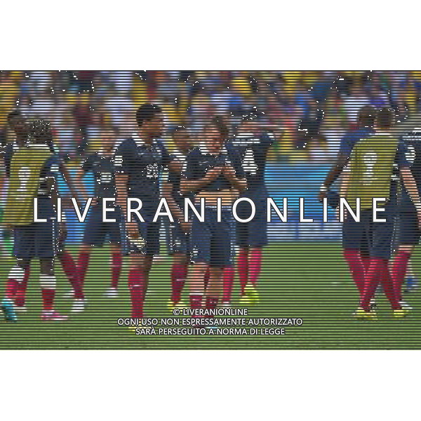 Deception France - Loic Remy / Antoine GRIEZMANN - 04.07.2014 - France / Allemagne - 1/4Finale Coupe du Monde 2014 -Rio de Janeiro- Photo : Dave Winter / Icon Sport AG ALDO LIVERANI SAS ONLY ITALY