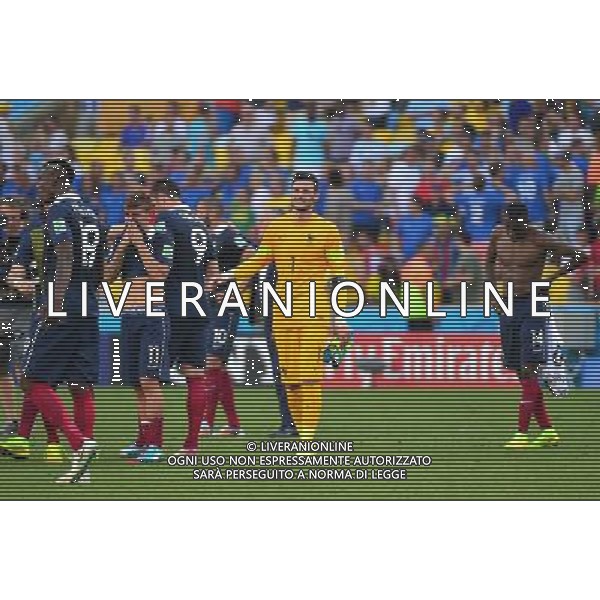 Deception France - Hugo Lloris - 04.07.2014 - France / Allemagne - 1/4Finale Coupe du Monde 2014 -Rio de Janeiro- Photo : Dave Winter / Icon Sport AG ALDO LIVERANI SAS ONLY ITALY
