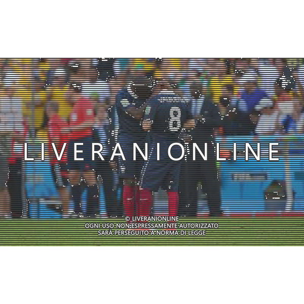 Deception Rio MAVUBA / Mathieu VALBUENA - 04.07.2014 - France / Allemagne - 1/4Finale Coupe du Monde 2014 -Rio de Janeiro- Photo : Dave Winter / Icon Sport AG ALDO LIVERANI SAS ONLY ITALY