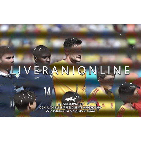 Blaise Matuidi / Hugo LLORIS - 04.07.2014 - France / Allemagne - 1/4Finale Coupe du Monde 2014 -Rio de Janeiro- Photo : Dave Winter / Icon Sport AG ALDO LIVERANI SAS ONLY ITALY