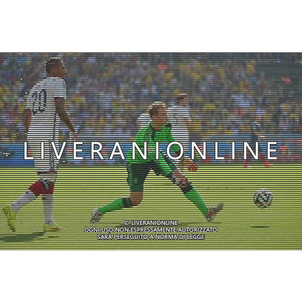 Manuel NEUER - 04.07.2014 - France / Allemagne - 1/4Finale Coupe du Monde 2014 -Rio de Janeiro- Photo : Dave Winter / Icon Sport AG ALDO LIVERANI SAS ONLY ITALY