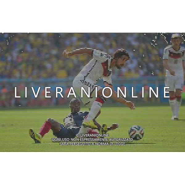 Sami KHEDIRA / Blaise MATUIDI - 04.07.2014 - France / Allemagne - 1/4Finale Coupe du Monde 2014 -Rio de Janeiro- Photo : Dave Winter / Icon Sport AG ALDO LIVERANI SAS ONLY ITALY