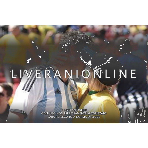 KIBICE REPREZENTACJI ARGENTYNY 2014.07.05 ESTADIO NATIONAL DE BRASILIA GARRINCHA BRAZYLIA PILKA NOZNA MISTRZOSTWA SWIATA FIFA WORLD CUP 2014 KADRA REPREZENTACJA ARGENTYNA - BELGIA FOTO PAULA DUDA / PRESSFOCUS/NEWSPIX.PL --- Newspix.pl AG ALDOL IVERANI SAS ONLY ITALY *** Local Caption *** www.newspix.pl mail us: info@newspix.pl call us: 0048 022 23 22 222 --- Polish Picture Agency by Ringier Axel Springer Poland