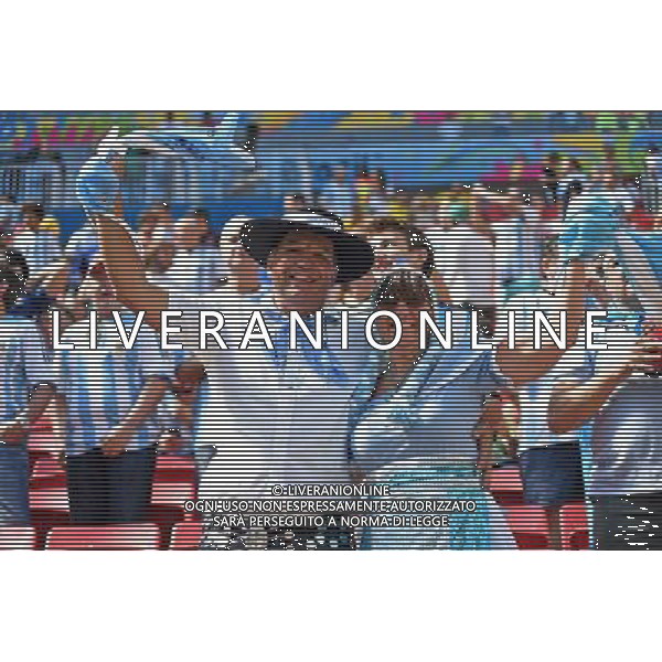 KIBICE REPREZENTACJI ARGENTYNY 2014.07.05 ESTADIO NATIONAL DE BRASILIA GARRINCHA BRAZYLIA PILKA NOZNA MISTRZOSTWA SWIATA FIFA WORLD CUP 2014 KADRA REPREZENTACJA ARGENTYNA - BELGIA FOTO PAULA DUDA / PRESSFOCUS/NEWSPIX.PL --- Newspix.pl AG ALDOL IVERANI SAS ONLY ITALY *** Local Caption *** www.newspix.pl mail us: info@newspix.pl call us: 0048 022 23 22 222 --- Polish Picture Agency by Ringier Axel Springer Poland